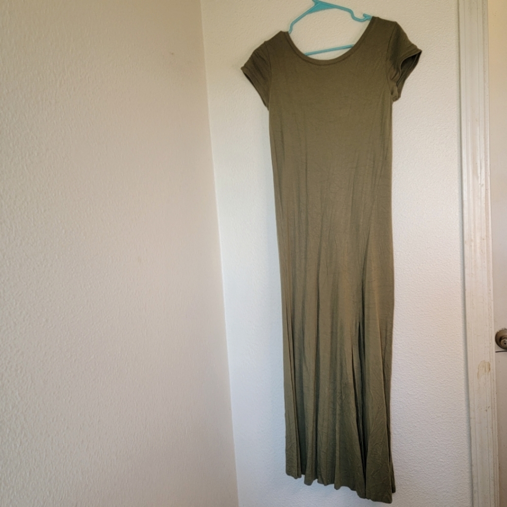 Green Ralph Lauren jersey maxi dress